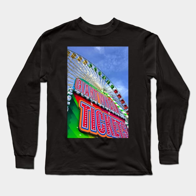 Ticket for the Giant Wheel Long Sleeve T-Shirt by dltphoto